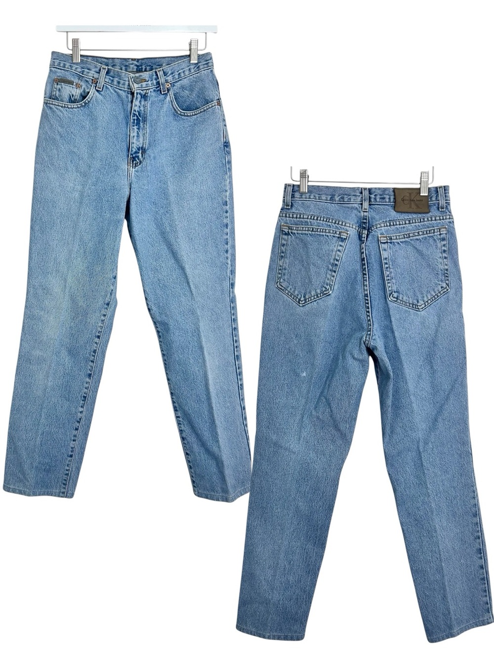 Calvin Klein Vintage 90s Cotton Union Made Size 10 28” Waist Straight High Waist